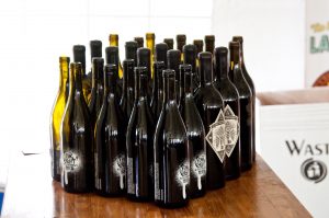 Group of wine bottles